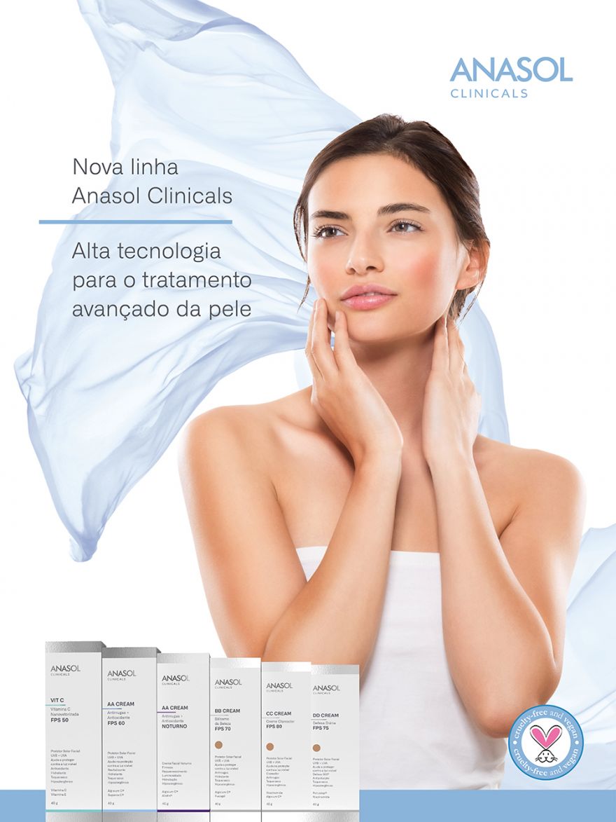 Anasol Clinicals: produtos avançados e ultra tecnológicos da Anasol
