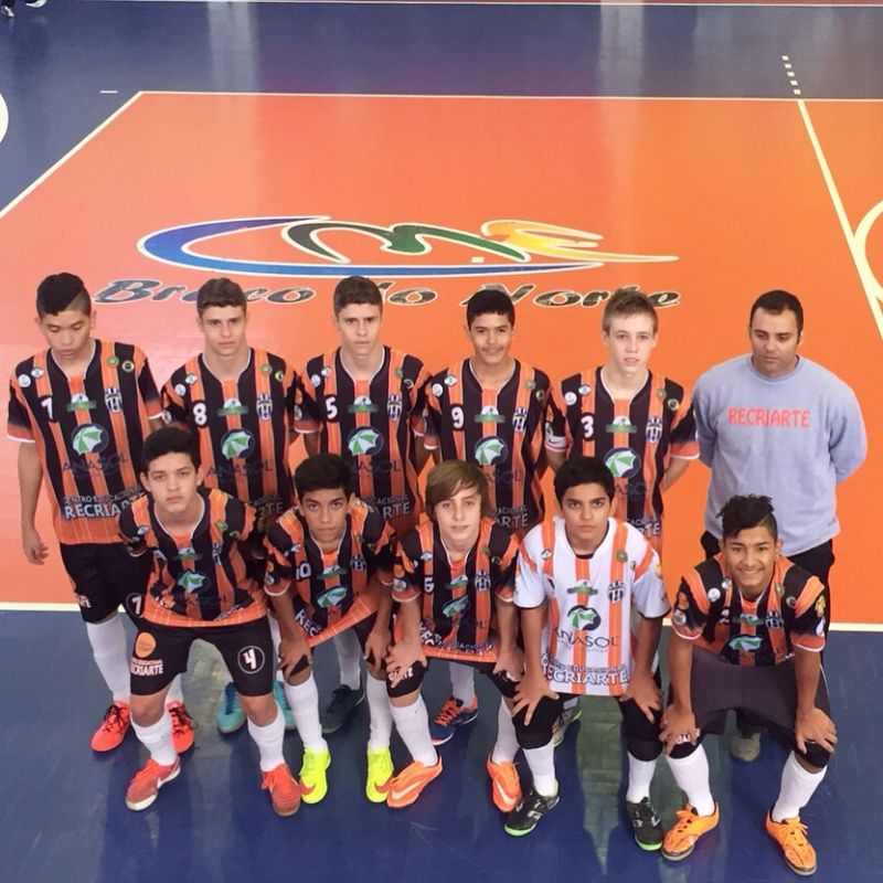 Equipe de futsal patrocinado pela Anasol conquista 1º lugar no Jesc