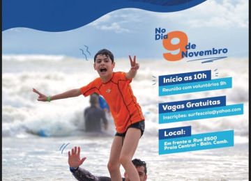 5º Festival Nacional de Surf para Autistas bate recorde e emociona atleta mundial