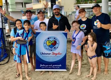 5º Festival Nacional de Surf para Autistas bate recorde e emociona atleta mundial