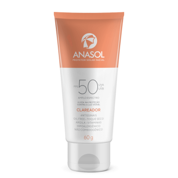 Anasol Protetor Solar Facial Clareador FPS 50