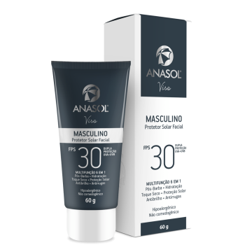 Anasol Protetor Solar Facial Masculino FPS 30