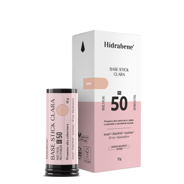 Hidrabene Base Stick  FPS 50 - Clara/ Média/ Escura