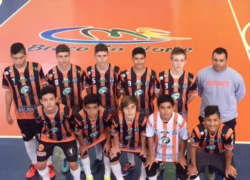 Equipe de futsal patrocinado pela Anasol conquista 1º lugar no Jesc
