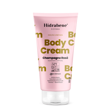 Hidrabene Hidratante Corporal Body Cream Champagne Rosê 150 g